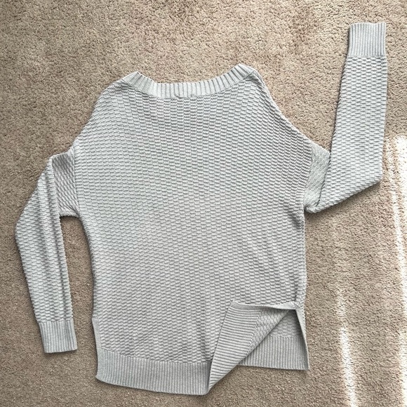 Gap Knit Light Grey Knit Sweater Size Medium - Picture 7 of 10